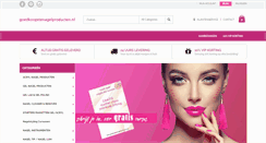 Desktop Screenshot of goedkoopstenagelproducten.nl
